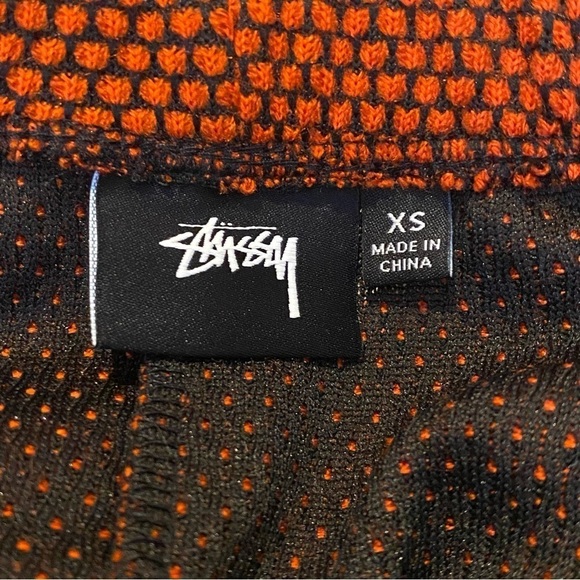 STUSSY Women Orange Pattern Midi Skirt Size XS - Picture 6 of 7